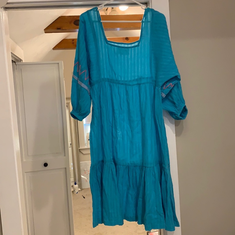 pitusa blue dress